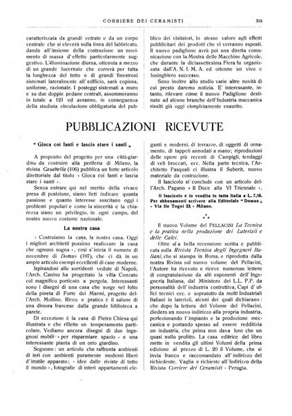 Corriere dei ceramisti rivista tecnica delle industrie ceramiche