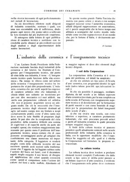 Corriere dei ceramisti rivista tecnica delle industrie ceramiche