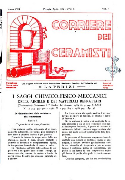 Corriere dei ceramisti rivista tecnica delle industrie ceramiche