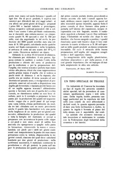 Corriere dei ceramisti rivista tecnica delle industrie ceramiche