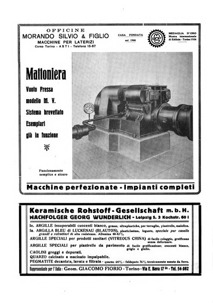 Corriere dei ceramisti rivista tecnica delle industrie ceramiche