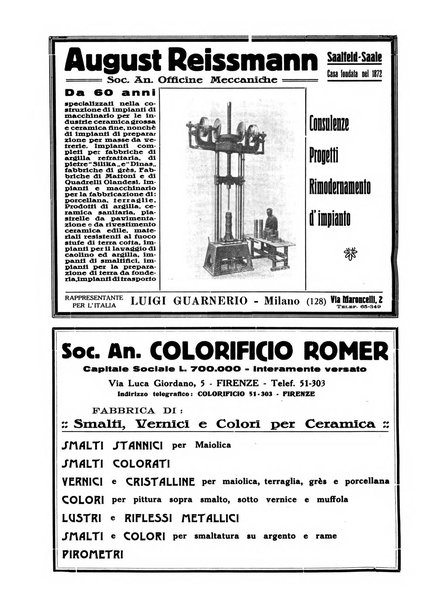 Corriere dei ceramisti rivista tecnica delle industrie ceramiche