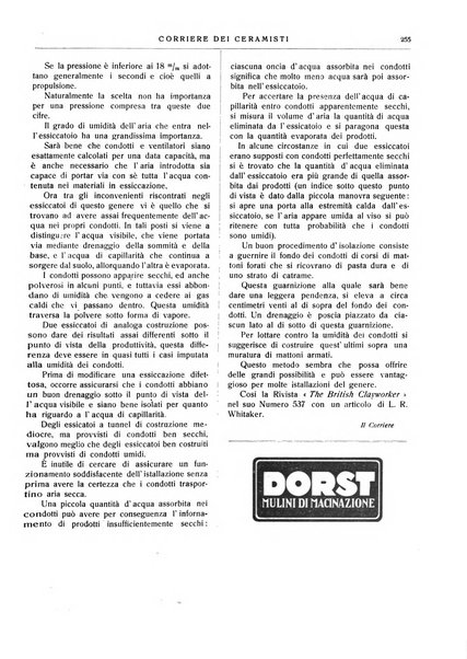 Corriere dei ceramisti rivista tecnica delle industrie ceramiche