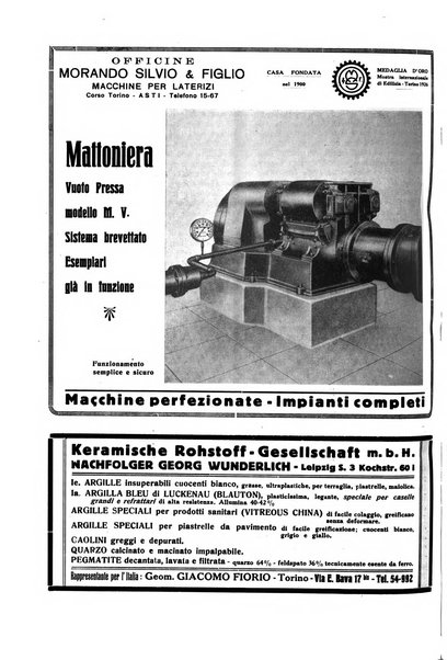 Corriere dei ceramisti rivista tecnica delle industrie ceramiche