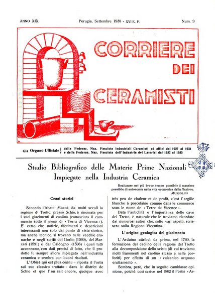 Corriere dei ceramisti rivista tecnica delle industrie ceramiche