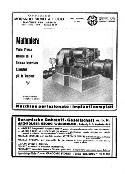 Corriere dei ceramisti rivista tecnica delle industrie ceramiche