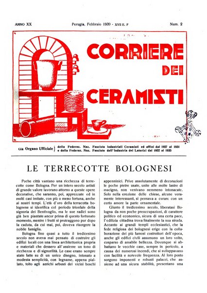 Corriere dei ceramisti rivista tecnica delle industrie ceramiche