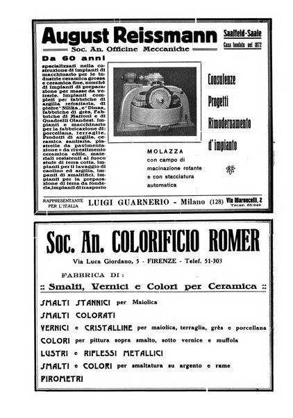 Corriere dei ceramisti rivista tecnica delle industrie ceramiche