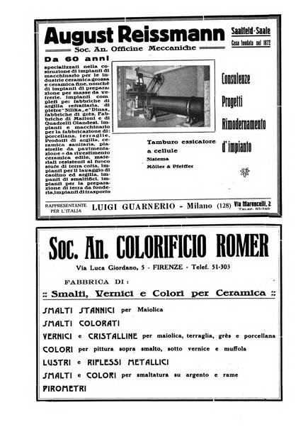 Corriere dei ceramisti rivista tecnica delle industrie ceramiche