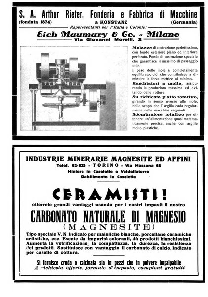 Corriere dei ceramisti rivista tecnica delle industrie ceramiche