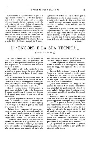 Corriere dei ceramisti rivista tecnica delle industrie ceramiche