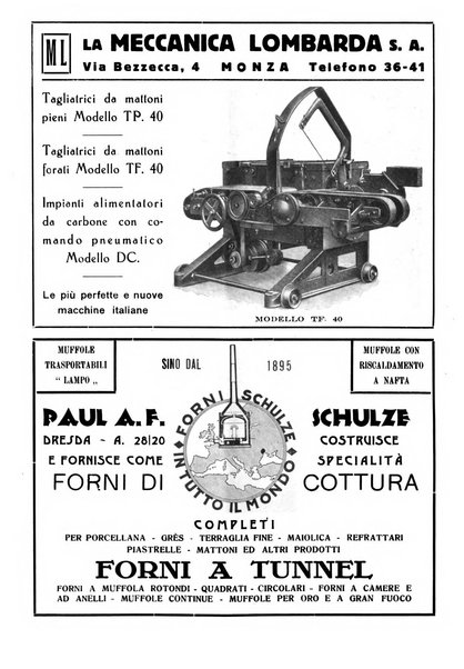 Corriere dei ceramisti rivista tecnica delle industrie ceramiche