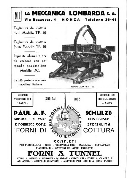 Corriere dei ceramisti rivista tecnica delle industrie ceramiche