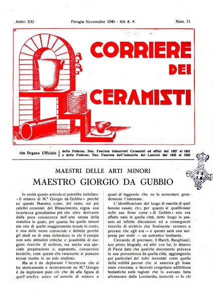 Corriere dei ceramisti rivista tecnica delle industrie ceramiche