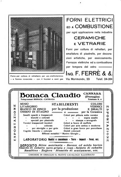 Corriere dei ceramisti rivista tecnica delle industrie ceramiche