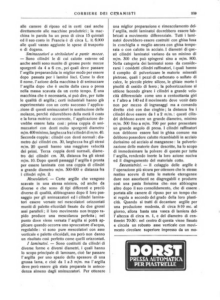 Corriere dei ceramisti rivista tecnica delle industrie ceramiche