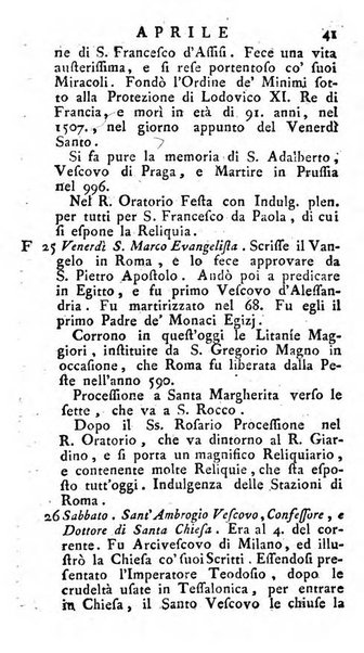 Diario di Colorno per l'anno 1777.[-1802.] nel quale trovansi segnate tutte le funzioni ecclesiastiche e tutte le indulgenze, oltre alla dichiarazione di varie cose necessarie, dilettevoli ed utili agli abitanti di Colorno a cui comodo, e uantaggio principalmente è stato composto