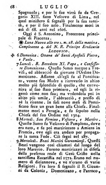 Diario di Colorno per l'anno 1777.[-1802.] nel quale trovansi segnate tutte le funzioni ecclesiastiche e tutte le indulgenze, oltre alla dichiarazione di varie cose necessarie, dilettevoli ed utili agli abitanti di Colorno a cui comodo, e uantaggio principalmente è stato composto