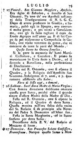 Diario di Colorno per l'anno 1777.[-1802.] nel quale trovansi segnate tutte le funzioni ecclesiastiche e tutte le indulgenze, oltre alla dichiarazione di varie cose necessarie, dilettevoli ed utili agli abitanti di Colorno a cui comodo, e uantaggio principalmente è stato composto