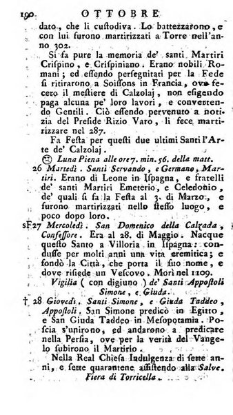 Diario di Colorno per l'anno 1777.[-1802.] nel quale trovansi segnate tutte le funzioni ecclesiastiche e tutte le indulgenze, oltre alla dichiarazione di varie cose necessarie, dilettevoli ed utili agli abitanti di Colorno a cui comodo, e uantaggio principalmente è stato composto