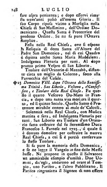 Diario di Colorno per l'anno 1777.[-1802.] nel quale trovansi segnate tutte le funzioni ecclesiastiche e tutte le indulgenze, oltre alla dichiarazione di varie cose necessarie, dilettevoli ed utili agli abitanti di Colorno a cui comodo, e uantaggio principalmente è stato composto