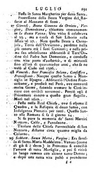 Diario di Colorno per l'anno 1777.[-1802.] nel quale trovansi segnate tutte le funzioni ecclesiastiche e tutte le indulgenze, oltre alla dichiarazione di varie cose necessarie, dilettevoli ed utili agli abitanti di Colorno a cui comodo, e uantaggio principalmente è stato composto