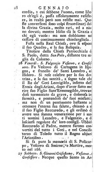 Diario di Colorno per l'anno 1777.[-1802.] nel quale trovansi segnate tutte le funzioni ecclesiastiche e tutte le indulgenze, oltre alla dichiarazione di varie cose necessarie, dilettevoli ed utili agli abitanti di Colorno a cui comodo, e uantaggio principalmente è stato composto