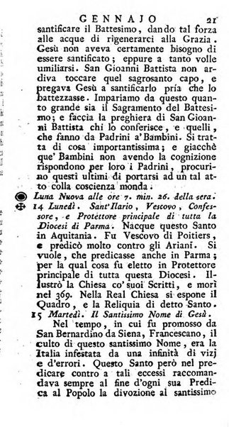 Diario di Colorno per l'anno 1777.[-1802.] nel quale trovansi segnate tutte le funzioni ecclesiastiche e tutte le indulgenze, oltre alla dichiarazione di varie cose necessarie, dilettevoli ed utili agli abitanti di Colorno a cui comodo, e uantaggio principalmente è stato composto