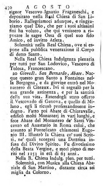 Diario di Colorno per l'anno 1777.[-1802.] nel quale trovansi segnate tutte le funzioni ecclesiastiche e tutte le indulgenze, oltre alla dichiarazione di varie cose necessarie, dilettevoli ed utili agli abitanti di Colorno a cui comodo, e uantaggio principalmente è stato composto