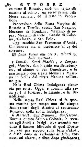 Diario di Colorno per l'anno 1777.[-1802.] nel quale trovansi segnate tutte le funzioni ecclesiastiche e tutte le indulgenze, oltre alla dichiarazione di varie cose necessarie, dilettevoli ed utili agli abitanti di Colorno a cui comodo, e uantaggio principalmente è stato composto