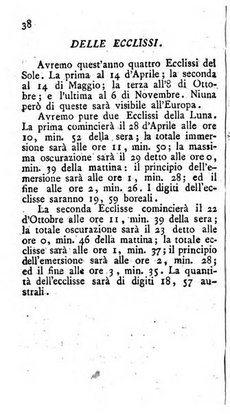 Diario di Colorno per l'anno 1777.[-1802.] nel quale trovansi segnate tutte le funzioni ecclesiastiche e tutte le indulgenze, oltre alla dichiarazione di varie cose necessarie, dilettevoli ed utili agli abitanti di Colorno a cui comodo, e uantaggio principalmente è stato composto