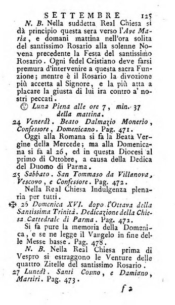 Diario di Colorno per l'anno 1777.[-1802.] nel quale trovansi segnate tutte le funzioni ecclesiastiche e tutte le indulgenze, oltre alla dichiarazione di varie cose necessarie, dilettevoli ed utili agli abitanti di Colorno a cui comodo, e uantaggio principalmente è stato composto