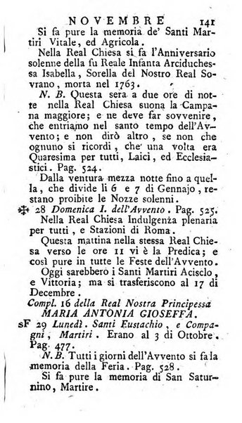 Diario di Colorno per l'anno 1777.[-1802.] nel quale trovansi segnate tutte le funzioni ecclesiastiche e tutte le indulgenze, oltre alla dichiarazione di varie cose necessarie, dilettevoli ed utili agli abitanti di Colorno a cui comodo, e uantaggio principalmente è stato composto