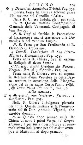 Diario di Colorno per l'anno 1777.[-1802.] nel quale trovansi segnate tutte le funzioni ecclesiastiche e tutte le indulgenze, oltre alla dichiarazione di varie cose necessarie, dilettevoli ed utili agli abitanti di Colorno a cui comodo, e uantaggio principalmente è stato composto