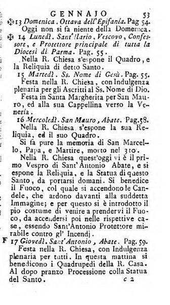 Diario di Colorno per l'anno 1777.[-1802.] nel quale trovansi segnate tutte le funzioni ecclesiastiche e tutte le indulgenze, oltre alla dichiarazione di varie cose necessarie, dilettevoli ed utili agli abitanti di Colorno a cui comodo, e uantaggio principalmente è stato composto