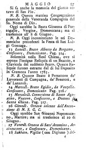 Diario di Colorno per l'anno 1777.[-1802.] nel quale trovansi segnate tutte le funzioni ecclesiastiche e tutte le indulgenze, oltre alla dichiarazione di varie cose necessarie, dilettevoli ed utili agli abitanti di Colorno a cui comodo, e uantaggio principalmente è stato composto