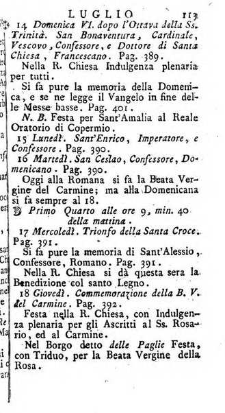 Diario di Colorno per l'anno 1777.[-1802.] nel quale trovansi segnate tutte le funzioni ecclesiastiche e tutte le indulgenze, oltre alla dichiarazione di varie cose necessarie, dilettevoli ed utili agli abitanti di Colorno a cui comodo, e uantaggio principalmente è stato composto