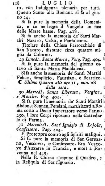 Diario di Colorno per l'anno 1777.[-1802.] nel quale trovansi segnate tutte le funzioni ecclesiastiche e tutte le indulgenze, oltre alla dichiarazione di varie cose necessarie, dilettevoli ed utili agli abitanti di Colorno a cui comodo, e uantaggio principalmente è stato composto