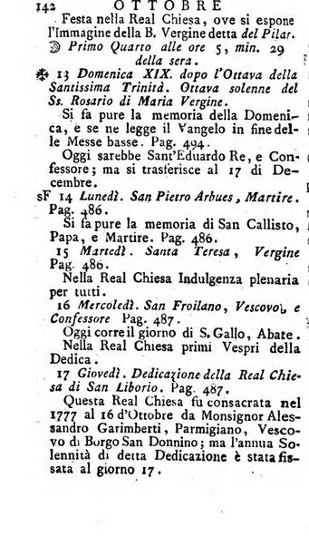 Diario di Colorno per l'anno 1777.[-1802.] nel quale trovansi segnate tutte le funzioni ecclesiastiche e tutte le indulgenze, oltre alla dichiarazione di varie cose necessarie, dilettevoli ed utili agli abitanti di Colorno a cui comodo, e uantaggio principalmente è stato composto