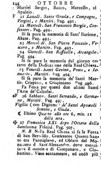 Diario di Colorno per l'anno 1777.[-1802.] nel quale trovansi segnate tutte le funzioni ecclesiastiche e tutte le indulgenze, oltre alla dichiarazione di varie cose necessarie, dilettevoli ed utili agli abitanti di Colorno a cui comodo, e uantaggio principalmente è stato composto