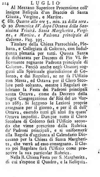 Diario di Colorno per l'anno 1777.[-1802.] nel quale trovansi segnate tutte le funzioni ecclesiastiche e tutte le indulgenze, oltre alla dichiarazione di varie cose necessarie, dilettevoli ed utili agli abitanti di Colorno a cui comodo, e uantaggio principalmente è stato composto