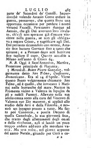 Diario di Colorno per l'anno 1777.[-1802.] nel quale trovansi segnate tutte le funzioni ecclesiastiche e tutte le indulgenze, oltre alla dichiarazione di varie cose necessarie, dilettevoli ed utili agli abitanti di Colorno a cui comodo, e uantaggio principalmente è stato composto