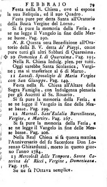 Diario di Colorno per l'anno 1777.[-1802.] nel quale trovansi segnate tutte le funzioni ecclesiastiche e tutte le indulgenze, oltre alla dichiarazione di varie cose necessarie, dilettevoli ed utili agli abitanti di Colorno a cui comodo, e uantaggio principalmente è stato composto