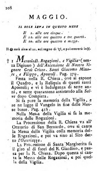 Diario di Colorno per l'anno 1777.[-1802.] nel quale trovansi segnate tutte le funzioni ecclesiastiche e tutte le indulgenze, oltre alla dichiarazione di varie cose necessarie, dilettevoli ed utili agli abitanti di Colorno a cui comodo, e uantaggio principalmente è stato composto