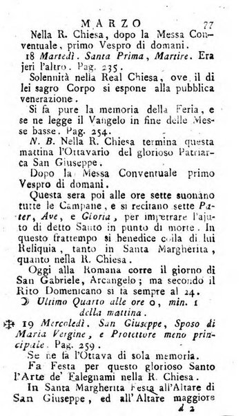 Diario di Colorno per l'anno 1777.[-1802.] nel quale trovansi segnate tutte le funzioni ecclesiastiche e tutte le indulgenze, oltre alla dichiarazione di varie cose necessarie, dilettevoli ed utili agli abitanti di Colorno a cui comodo, e uantaggio principalmente è stato composto