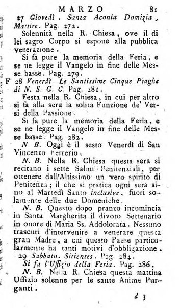 Diario di Colorno per l'anno 1777.[-1802.] nel quale trovansi segnate tutte le funzioni ecclesiastiche e tutte le indulgenze, oltre alla dichiarazione di varie cose necessarie, dilettevoli ed utili agli abitanti di Colorno a cui comodo, e uantaggio principalmente è stato composto