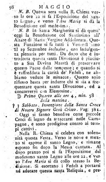 Diario di Colorno per l'anno 1777.[-1802.] nel quale trovansi segnate tutte le funzioni ecclesiastiche e tutte le indulgenze, oltre alla dichiarazione di varie cose necessarie, dilettevoli ed utili agli abitanti di Colorno a cui comodo, e uantaggio principalmente è stato composto