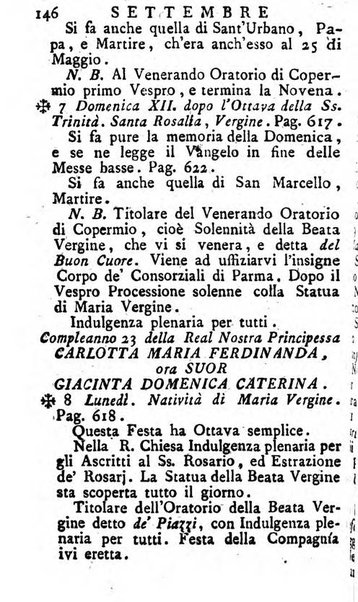 Diario di Colorno per l'anno 1777.[-1802.] nel quale trovansi segnate tutte le funzioni ecclesiastiche e tutte le indulgenze, oltre alla dichiarazione di varie cose necessarie, dilettevoli ed utili agli abitanti di Colorno a cui comodo, e uantaggio principalmente è stato composto