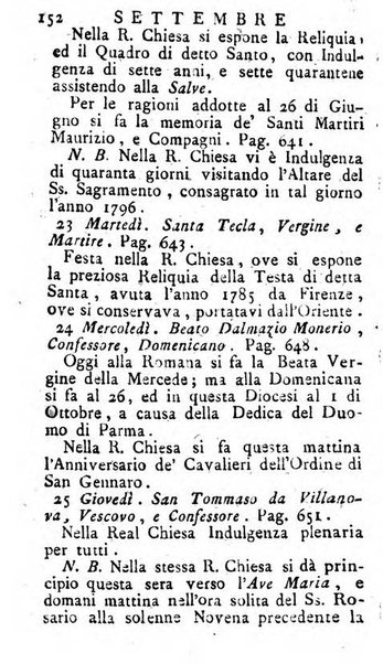 Diario di Colorno per l'anno 1777.[-1802.] nel quale trovansi segnate tutte le funzioni ecclesiastiche e tutte le indulgenze, oltre alla dichiarazione di varie cose necessarie, dilettevoli ed utili agli abitanti di Colorno a cui comodo, e uantaggio principalmente è stato composto