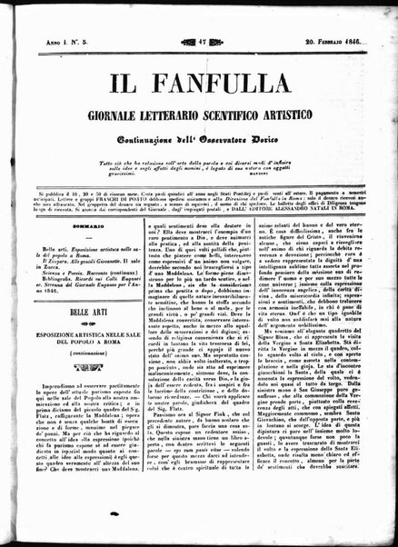 Fanfulla : giornale letterario, scientifico, artistico